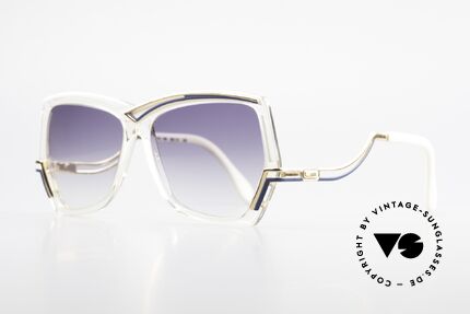Cazal 178 Extraordinary Sunglasses, ornamented frame & fancy temples - true vintage!, Made for Women
