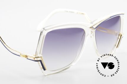 Cazal 178 Extraordinary Sunglasses, blue-gradient sun lenses for 100% UV protection, Made for Women