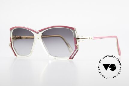 Cazal 197 80's Designer Sunglasses, distinctive 1980's designer piece in SMALL size 55-12, Made for Women