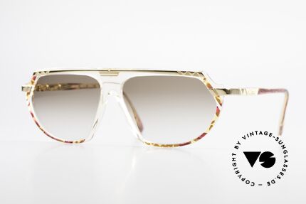 Cazal 344 Old School Crystal Sunglasses, vintage CAZAL designer sunglasses from 1989/1990, Made for Women