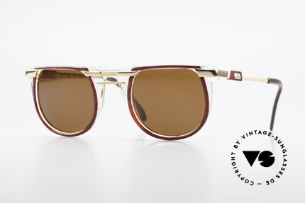 Cazal 647 90's Vintage Designer Shades, roundish 1990's designer sunglasses by CAZAL, Made for Men and Women