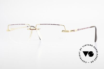 Cazal 742 Vintage Cazal Frame Rimless, vintage Cazal designer glasses from the 90's, Made for Men