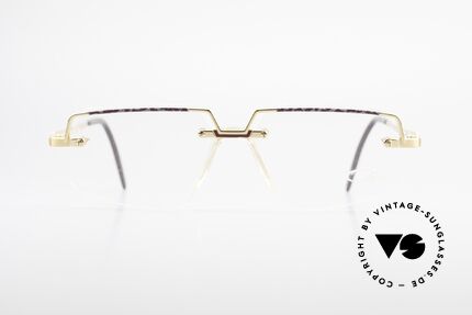 Cazal 742 Vintage Cazal Frame Rimless, interesting combination of lenses and frame, Made for Men