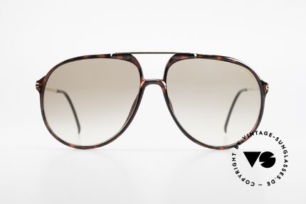 Carrera 5327 80's Aviator Shades Optyl, noble frame coloring (brown/root-wood patterned), Made for Men and Women