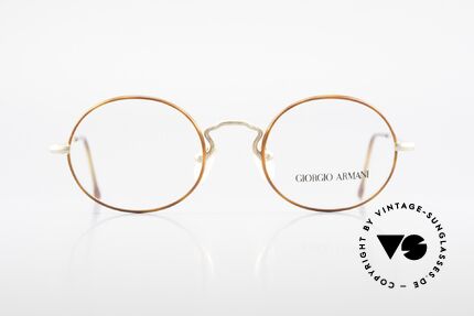 Giorgio Armani 247 90's Oval Eyeglasses No Retro, small oval-round frame design' - a timeless classic!, Made for Men and Women