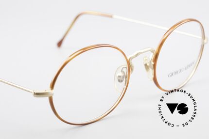 Giorgio Armani 247 90's Oval Eyeglasses No Retro, frame can be glazed with optical lenses / sun lenses, Made for Men and Women