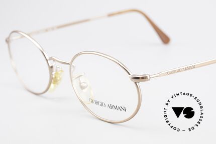 Giorgio Armani 131 Vintage Eyeglasses Oval Frame, never worn (like all our rare vintage Armani glasses), Made for Men and Women