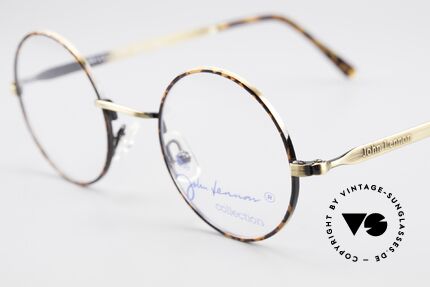 John Lennon - Revolution Small Round Vintage Glasses, typical distinctive eyewear look of the Hippie era, Made for Men and Women