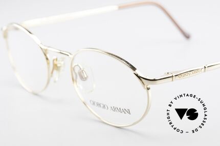 Giorgio Armani 263 Oval Eyeglasses Ladies Gents, never worn (like all our 1990's designer classics), Made for Men and Women