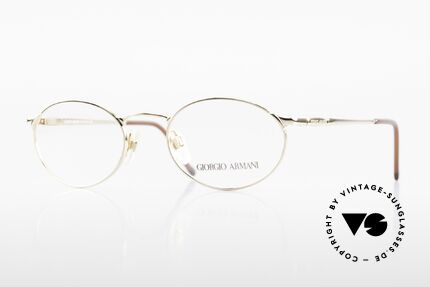 Giorgio Armani 263 Oval Eyeglasses Ladies Gents, vintage designer eyeglasses by GIORGIO ARMANI, Made for Men and Women
