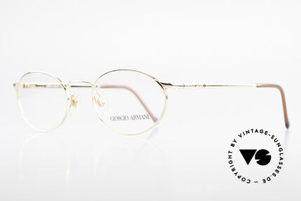 Giorgio Armani 263 Oval Eyeglasses Ladies Gents, timeless style; perfect fit thanks to spring hinges, Made for Men and Women