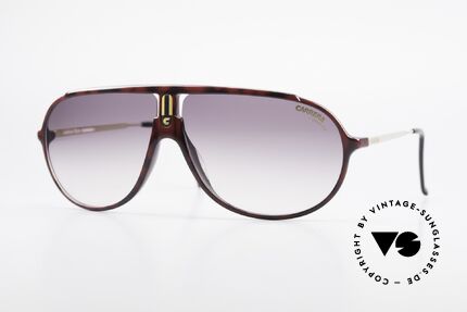 Carrera 5467 Carbon Fibre Frame Vintage, high-end vintage Carrera sunglasses of the 80's, Made for Men