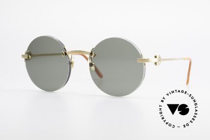 Sunglasses Cartier C Decor Madison Round Luxury Sunglasses