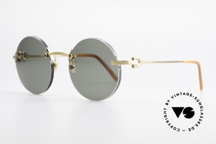 Cartier madison new arrivals round rimless sunglasses