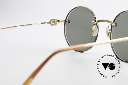 Cartier C-Decor Madison Round Luxury Sunglasses, Medium size, customized by our optician, single item, Made for Men and Women