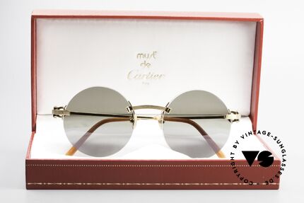 Cartier C-Decor Madison Round Luxury Sunglasses, NO retro sunglasses, but a rare old Cartier ORIGINAL, Made for Men and Women