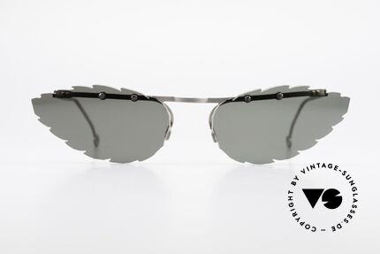 Theo Belgium Asis Lenses shaped like a leaf, founded in 1989 as 'anti mainstream' eyewear / glasses, Made for Men and Women