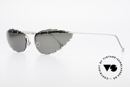 Theo Belgium Asis Lenses shaped like a leaf, made for the avant-garde, individualists; trend-setters, Made for Men and Women