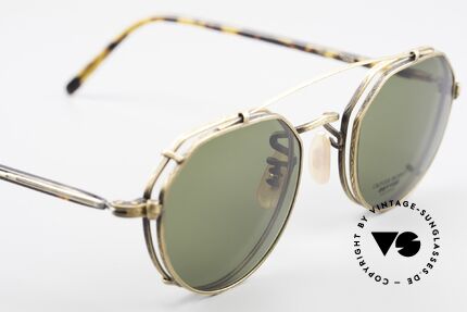 Oliver Peoples 43TAG Designer Glasses With Clip On, unworn, NOS (like all our rare Oliver Peoples shades), Made for Men and Women