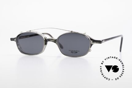Oliver Peoples OP561 Classic 90's Frame Clip On, vintage Oliver Peoples eyeglasses from the 1990's, Made for Men and Women