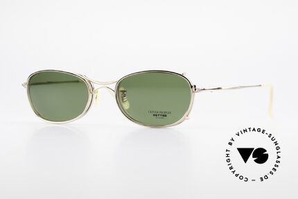 Oliver Peoples OP571 Vintage Frame With Clip On, vintage Oliver Peoples sunglasses from the mid 90's, Made for Men and Women