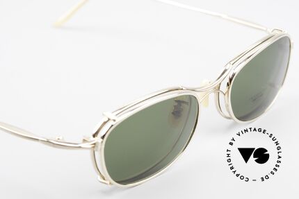 Oliver Peoples OP571 Vintage Frame With Clip On, unworn, NOS (like all our rare Oliver Peoples shades), Made for Men and Women