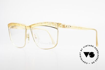 Christian Dior 2552 90's Designer Frame Ladies, brilliant combination of shape/pattern/materials, Made for Women