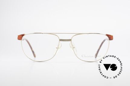 Christian Dior 2722 90's Designer Frame Unisex, combination of metal front and plastic temples, Made for Men and Women