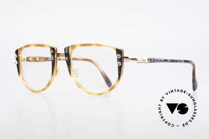 Cazal 332 Rare Original 1990's Eyewear, ornamental screws with tiny shiny rhinestones, Made for Women