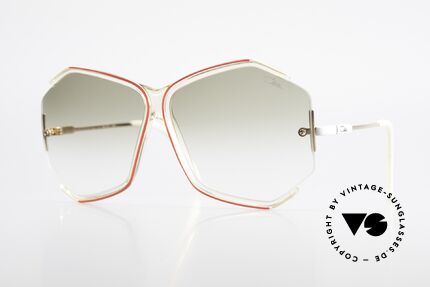 Cazal 852 Vintage 80's Sunglasses XXL, fancy Cazal 'oversized sunglasses ' from the eighties, Made for Women