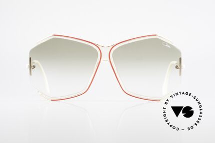 Cazal 852 Vintage 80's Sunglasses XXL, enchanting filigree frame design with classic colors, Made for Women