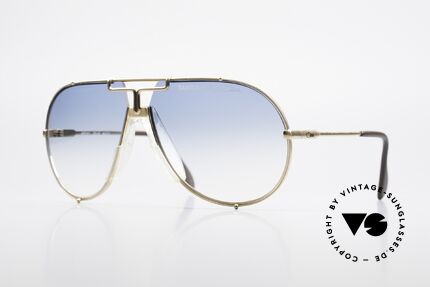 Cazal 901 Targa Design West Germany Aviator Shades, classic GOLD finish (col. 97), collector's item, Made for Men and Women