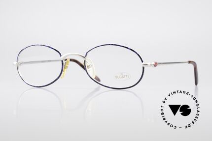 Bugatti 22338 Rare Oval 90's Vintage Specs, elegant vintage designer eyeglass-frame by BUGATTI, Made for Men and Women