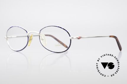Bugatti 22338 Rare Oval 90's Vintage Specs, 1st class comfort due to spring temples (TOP quality), Made for Men and Women