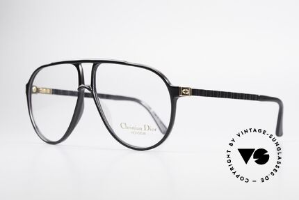 Christian Dior 2469 80's Monsieur Vintage Glasses, highest comfort thanks to flexible -Flexidée- temples, Made for Men