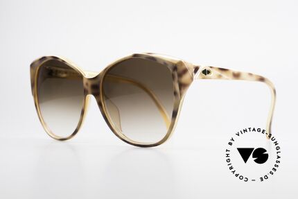Christian Dior 2233 XL 80's Ladies Sunglasses, with XL brown-gradient lenses for 100% UV protection, Made for Women