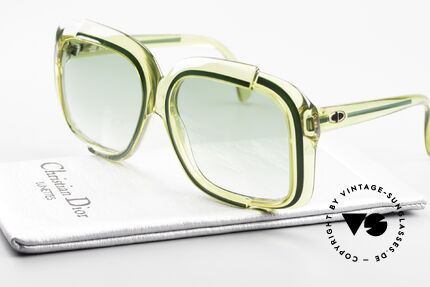 Christian Dior 2042 1970's Vintage Sunglasses, NO RETRO shades, but an unworn 40 years old original, Made for Women