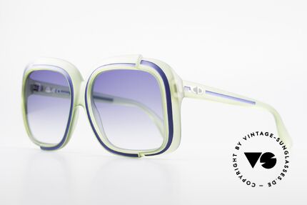 Christian Dior 2042 Rare Vintage Sunglasses 70's, a real vintage rarity; one of a kind; a true eye-catcher!, Made for Women