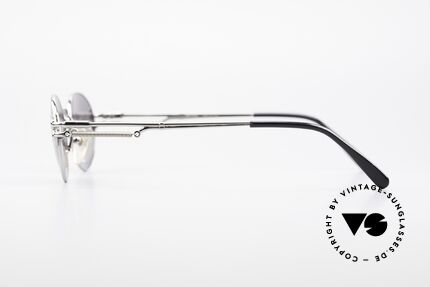 Jean Paul Gaultier 55-4173 JPG Vintage Sunglasses Oval, high-end quality and fancy details (typically Gaultier), Made for Men and Women