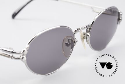 Jean Paul Gaultier 55-4173 JPG Vintage Sunglasses Oval, sun lenses could be replaced with prescription lenses, Made for Men and Women