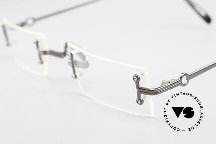 Jean Paul Gaultier 55-9172 Rimless JPG Designer Glasses, unworn, new old stock (like all our vintage Gaultiers), Made for Men and Women