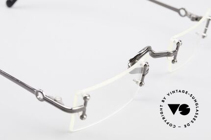 Jean Paul Gaultier 55-9172 Rimless JPG Designer Glasses, NO retro fashion, but a genuine old original from '95, Made for Men and Women