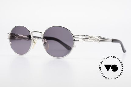Jean Paul Gaultier 56-6106 Vintage JPG Rap Sunglasses, true masterpiece with typically JPG industrial design, Made for Men