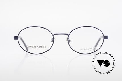 Giorgio Armani 257 90's Oval Vintage Eyeglasses, sober, timeless style: suitable for many occasions, Made for Men and Women