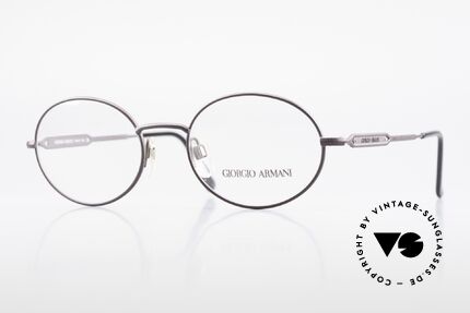 Giorgio Armani 241 No Retro Glasses Oval Vintage, oval GIORGIO ARMANI vintage designer eyeglasses, Made for Men
