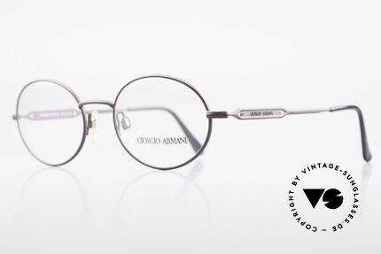 Giorgio Armani 241 No Retro Glasses Oval Vintage, with subtle frame details (typically Giorgio Armani), Made for Men