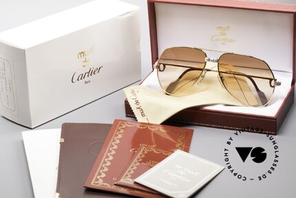Cartier Vendome Santos - L Customized Diamond Shades, Size: large, Made for Men