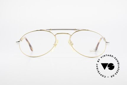 Bugatti 16958 Gold Plated 80's Eyeglasses, legendary 'tear drop' design by Bugatti of the 80s, Made for Men