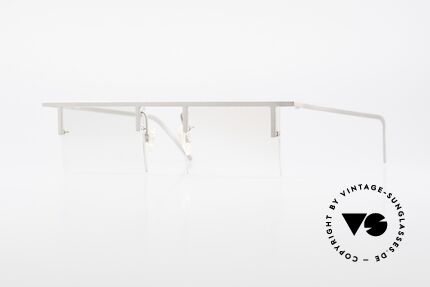 B. Angeletti Aufhänger Vintage Architect's Glasses, precious eyeglasses by Barbara ANGELETTI from 1991, Made for Men and Women