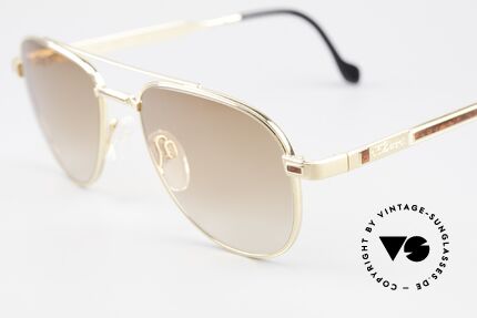 S.T. Dupont D081 23kt Gold Plated Frame Aviator, unworn (like all our rare vintage shades by S.T. Dupont), Made for Men